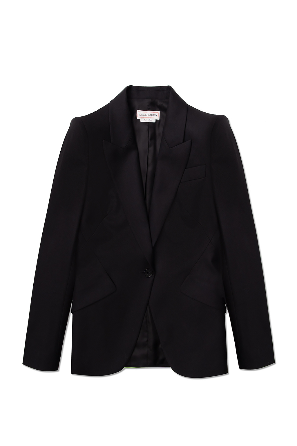 【送料&関税込】Alexander McQueen Blazer Alexander McQueen chain-embellished Blazer | Black | FARFETCH